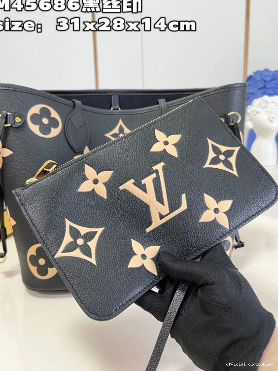 Official oldcobbler VUITTON MM NEVERFULL LOUIS 0725